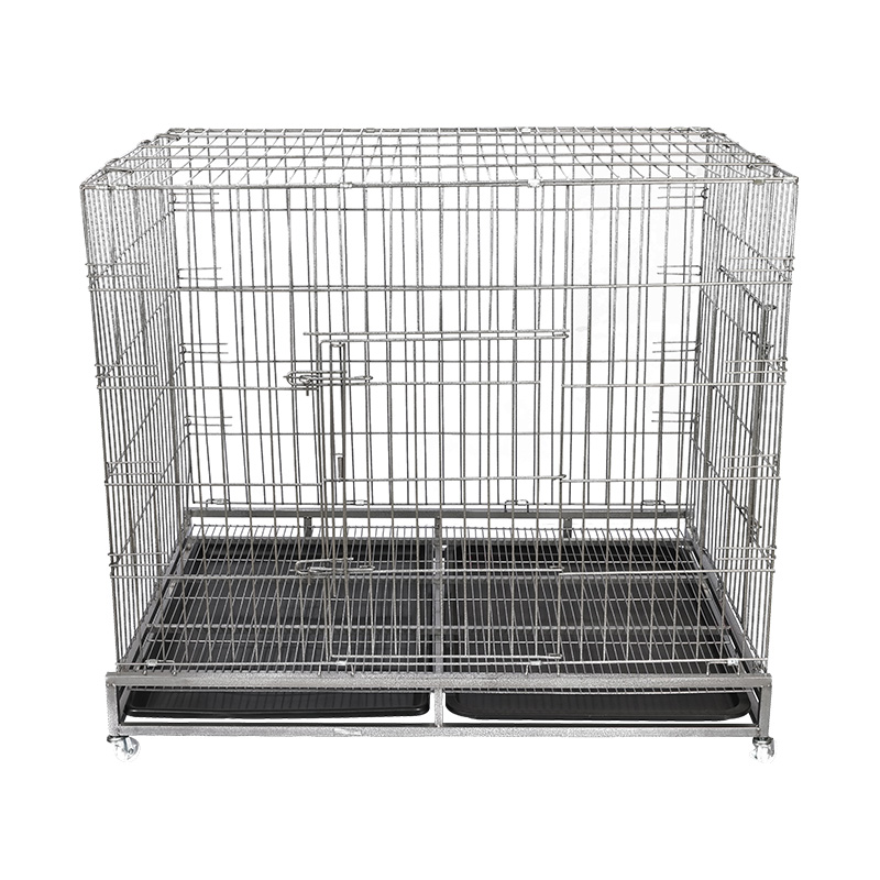 Stor hunde metal ledning foldet hundebur
