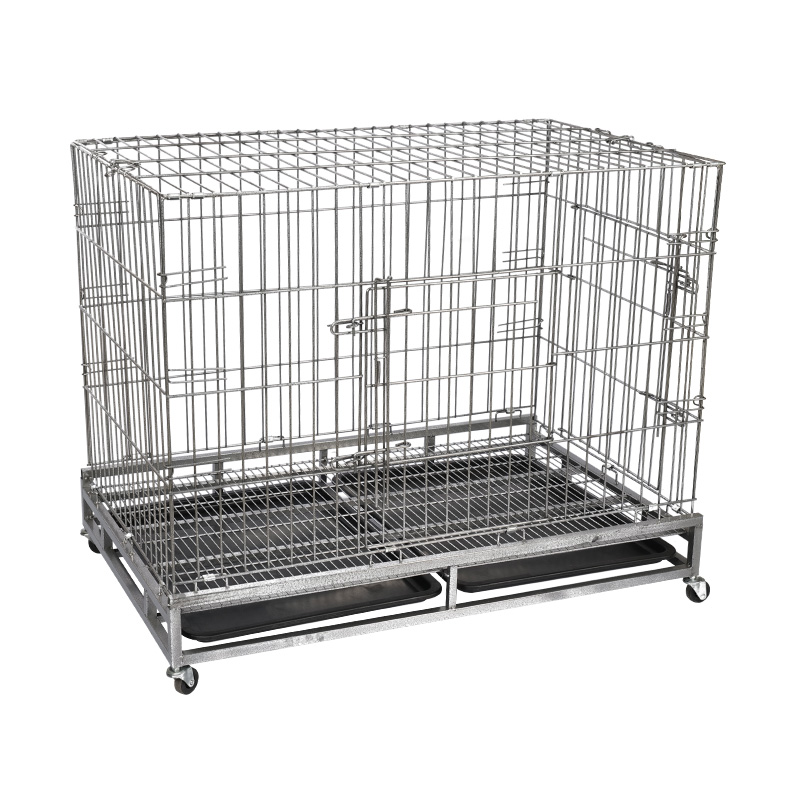 Stor hunde metal ledning foldet hundebur
