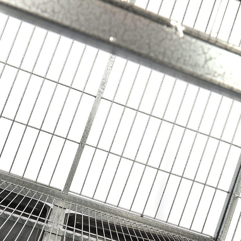 BT-125 afrundet hjørne Metal Wire Folding Dog Cage
