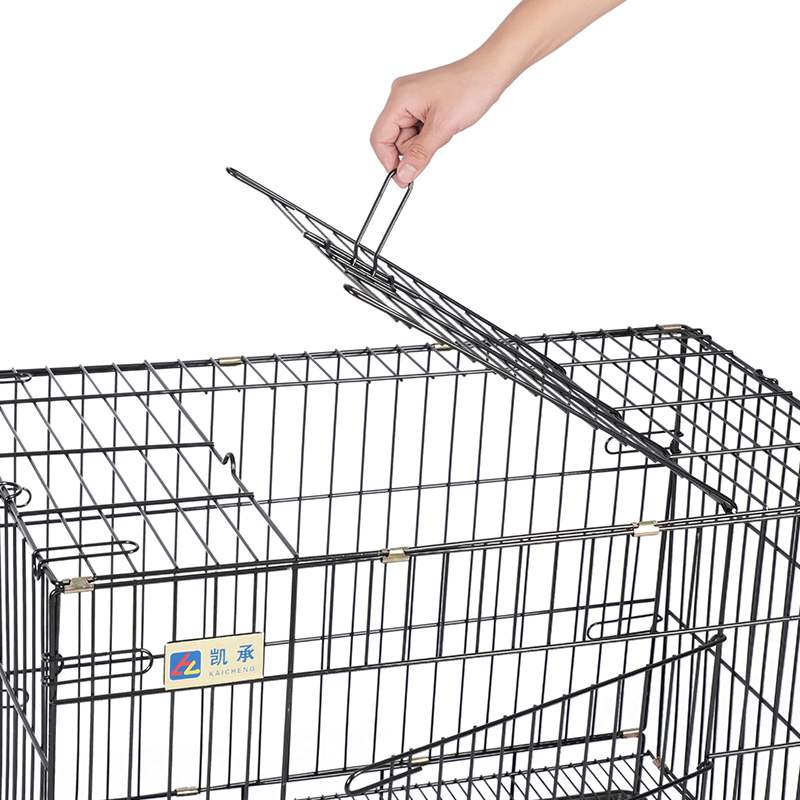 Metal sammenfoldelig hundekasse til hvalpe