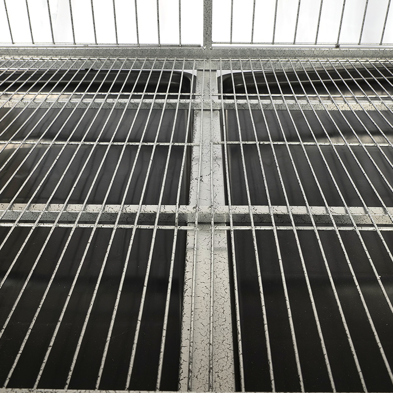 BT-125 afrundet hjørne Metal Wire Folding Dog Cage