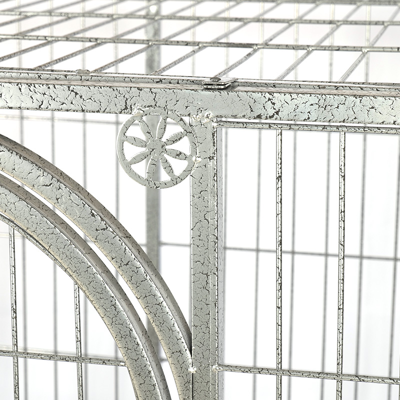 BT-125 afrundet hjørne Metal Wire Folding Dog Cage