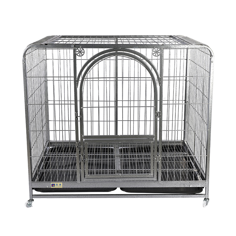 BT-125 afrundet hjørne Metal Wire Folding Dog Cage