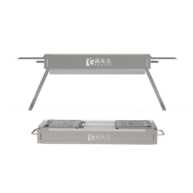 Udendørs picnic stor 304 rustfrit stål grill