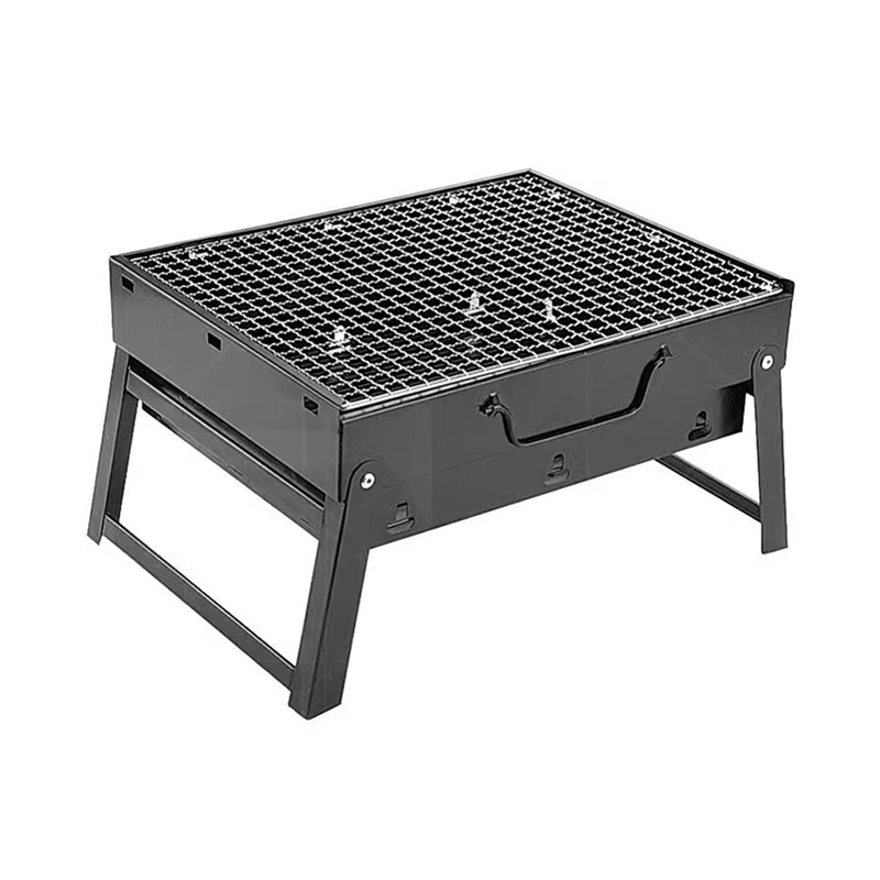 Rustfrit stål sammenfoldelig bærbar X-formet grillgrill