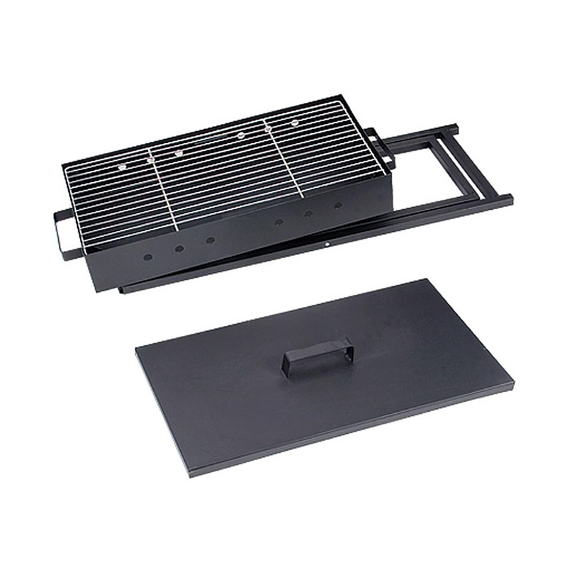 Dækket X-formet grill