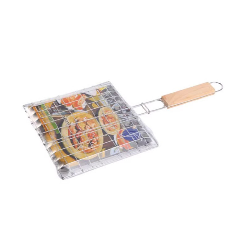 Rustfrit stål grillede fiskeklip