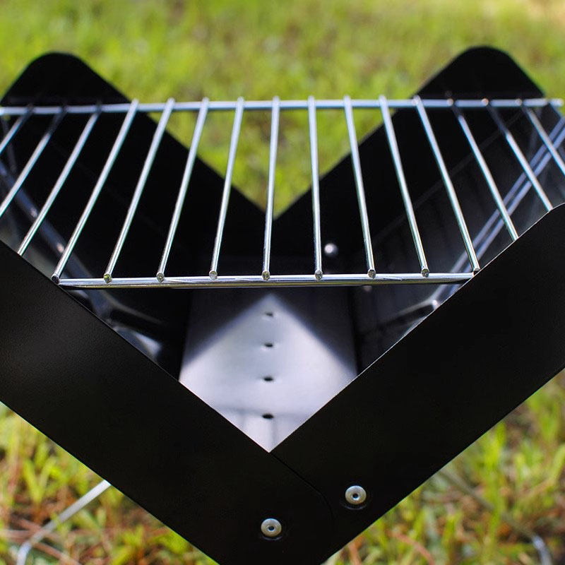 Udendørs foldning lille grill grill